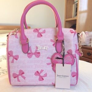 Juicy Couture pink Bow bag